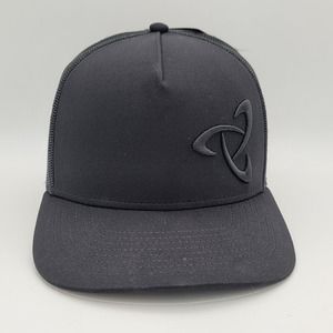 Mystery Ranch Hat Cap Snapback Trucker Spinner Black Mesh Back